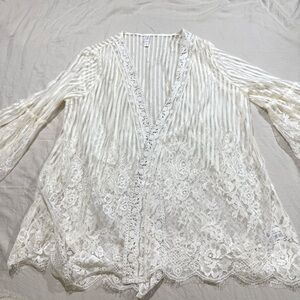 Lace Kimono Cardigan - XL